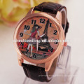 Tower dial trendy fashion teenage girls watch